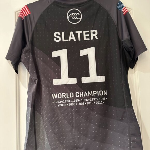 Kelly Slater WSL World Surf League Jersey Small Rash Guard  2020 size S - Picture 6 of 8